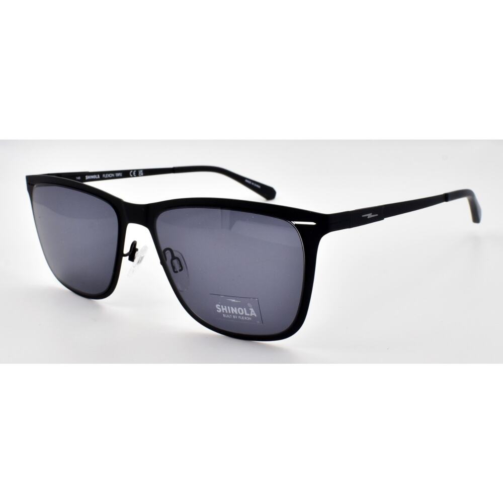 Shinola by Flexon SH3100S 001 Men's Sunglasses 55-17-145 Matte Black / Gray